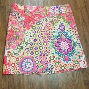 J crew pencil skirt 0 colorful